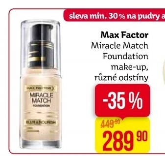 Make up Miracle Match Max Factor