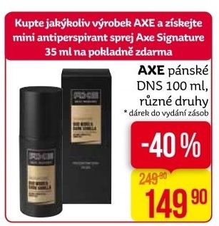 Deodorant parfémovaný Axe