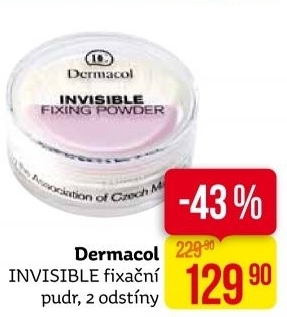 Pudr fixační Invisible Dermacol