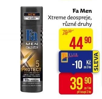 Deodorant sprej Xtreme Men Fa