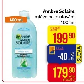 Mléko po opalování Ambre Solaire Garnier