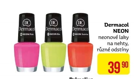 Lak na nehty Neon Dermacol
