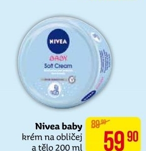 Krém hydratační na obličej a tělo dětský Baby Nivea