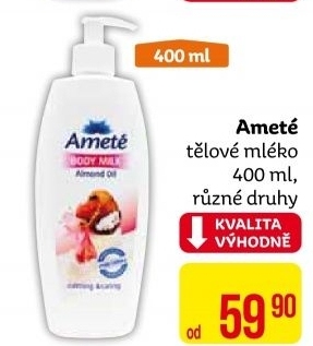 Tělové mléko Ameté