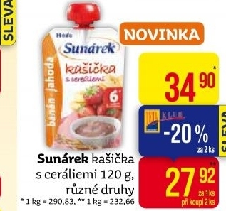 Kašička Sunárek