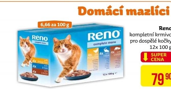 Kapsičky pro kočky Reno