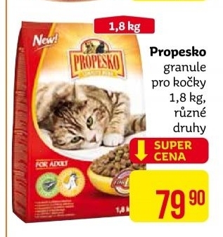 Granule pro kočky Propesko