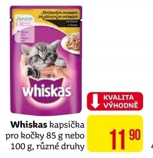 Kapsičky pro kočky Whiskas