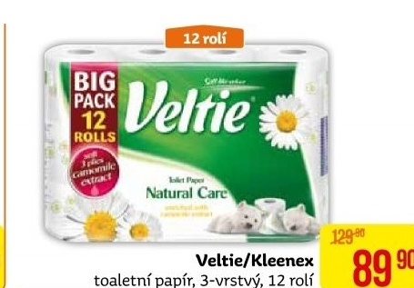 Toaletní papír 3vrstvý Veltie Kleenex