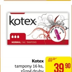 Tampony Kotex