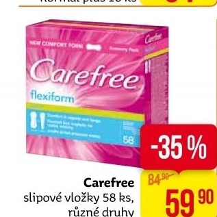 Vložky dámské slipové Carefree