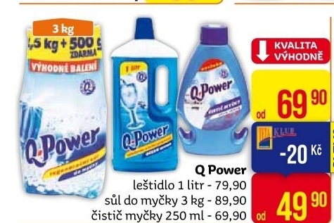 Leštidlo do myčky Q Power