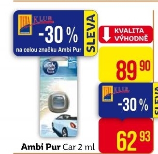 Osvěžovač vzduchu do auta Jaguar Car Ambi Pur