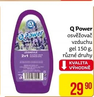 Osvěžovač vzduchu gel Q power