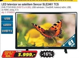 LED televizor se satelitem Sencor SLE 2461TCS (61)