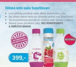 dětský set 2 lahve Příšerky + sirup