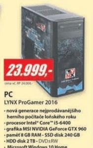 ProGamer 2016 i5 8G 2T+240G SSD 4G