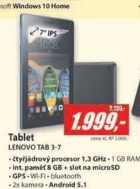 TB3-710F 7 IPS 8GB 1GB And 5.1 BK