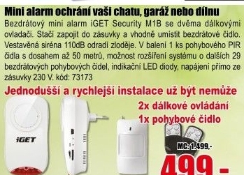 Alarm Security M1B mini iGET