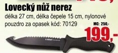 Lovecký nůž Extol Premium