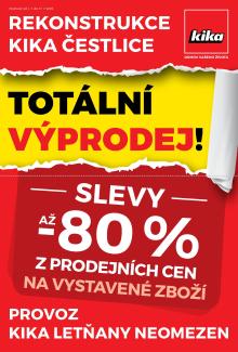 akční leták Kika nábytek 4.7.2016-17.7.2016