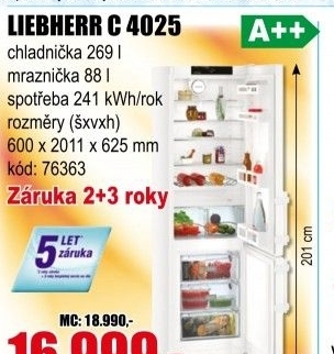 Kombinovaná chladnička Liebherr C 4025
