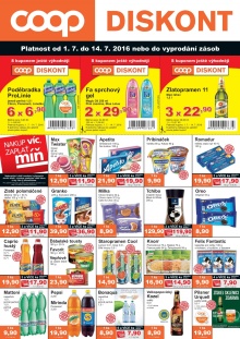 akční leták COOP 1.7.2016-14.7.2016