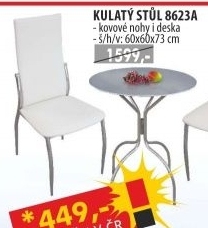 Kulatý stůl 8623A