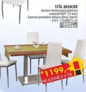 Jídelní stůl 8850CBR