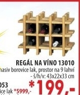 Regál na víno 13010
