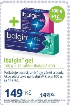 Gel proti bolesti Ibalgin