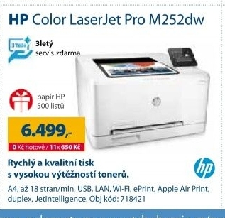 HP Color LaserJet Pro M252dw