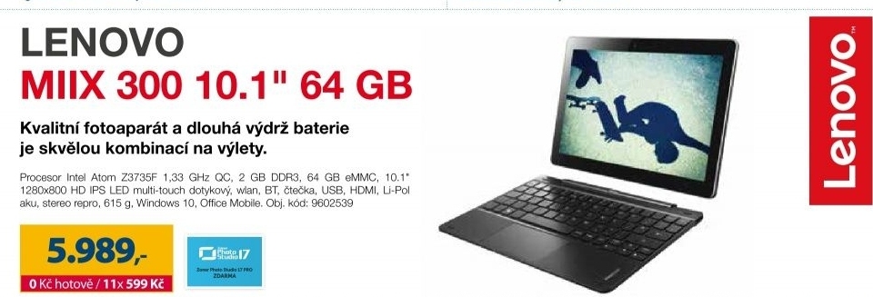 Lenovo Tablet MiiX 300