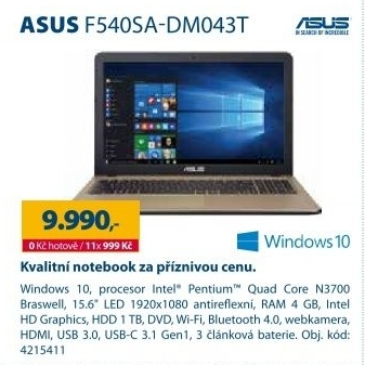 ASUS F540SA-DM043T