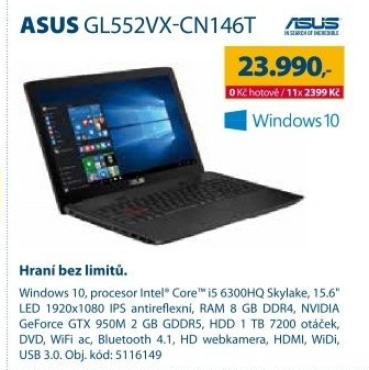 ASUS GL552VX-CN146T