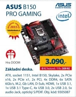 ASUS B150 PRO GAMING