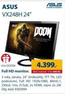 ASUS VX248H 24