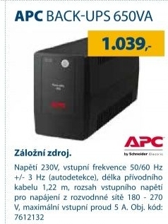 APC Back-UPS 650VA