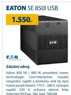 Eaton 5E 850i USB
