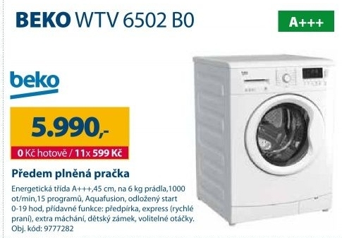 Beko WTV 6502 B0