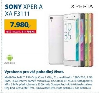 Sony Xperia xa f3111