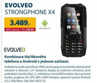 EVOLVEO STRONGPHONE X4