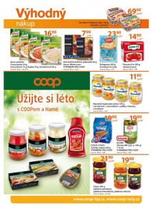 akční leták COOP 1.7.2016-14.7.2016