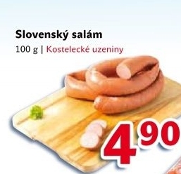 Salám slovenský točený Kostelecké uzeniny