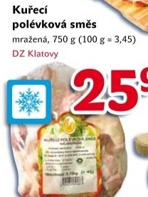 Směs kuřecí polévková mražená DZ Klatovy