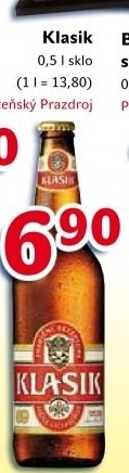 Pivo světlé výčepní 10° Klasik