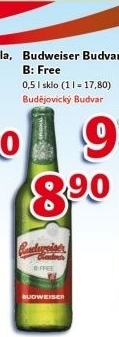 Nealkoholické pivo B:Free Budweiser Budvar