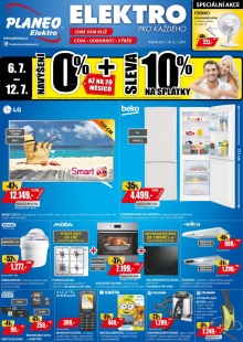akční leták Planeo Elektro 6.7.2016-12.7.2016