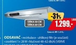 VERVE IX/F/50 ODSAVAČ PARELICA