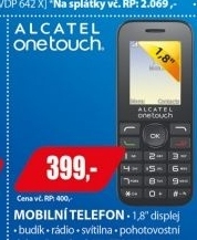 ONETOUCH 1016G BlackALCATEL